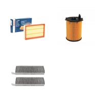 Bosch Filtre Bakım Seti Peugeot 5008 1.6 e-HDi 112-115 Beygir Dizel 2010-2015 Hava + Yağ f. + Polen Filtre Sardes