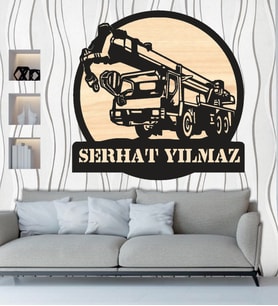 Vinç Kurtarıcı  Ahşap Duvar tablo