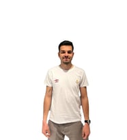  Galatasaray Lisanslı Beyaz Armalı Spor T-shırt