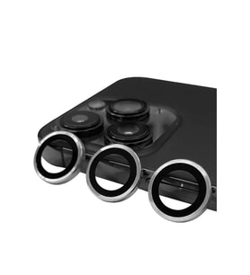 Newface Apple iPhone 13 Pro Max Raze Metal Kamera Lens - Gümüş