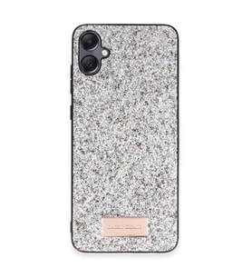 Coverzone Samsung Galaxy A05 ile Uyumlu Parlak Simli Telefon Bright K?l?f? Boncuk ??lemeli ??k Tasar?m Darbe Emici Kenarlar Tam Koruma Sa?layan Kaymaz Kapak Galaxy A05 i�in K?l?f G�m�?