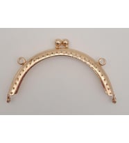 Angel Çanta Aksesuar 10.5 cm Oval Cüzdan Klipsi Cüzdan Bursu Light Gold Renk