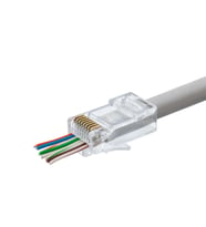 Cat5 Konnektör Ez Rj45 100Lü Paket Şeffaf HDX5044
