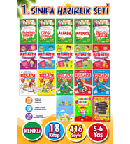 6 Yaş 1 . Sınıfa Hazırlık Seti - İlkokula Başlayacaklar İçin