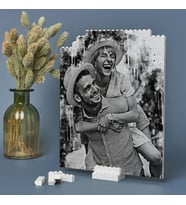 Karakalem Fotoğraf Efektli 144 Parça Block Puzzle