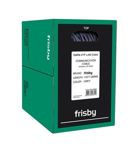 Frisby Cat6 Gri CCA Data Kablo (305m) (FNW-CAT622)