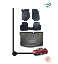 Hyundai İ20 2020+ Elite 3D Havuzlu Paspas Ve Bagaj Havuzu İkili Set