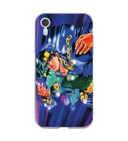Iphone XR Uyumlu JoJo's Bizarre Adventure Tasarımlı Şeffaf Telefon Kılıfı