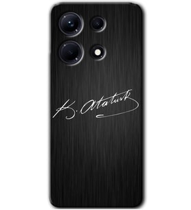 İnfinix Note 30 Pro Kılıf HD Desen Baskılı Kılıf - İmza Atatürk
