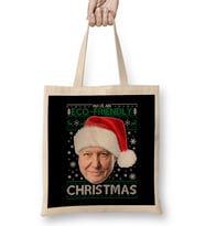 David Attenborough Have An Eco Friendly Christmas Knit Bez Çanta Uzun Saplı