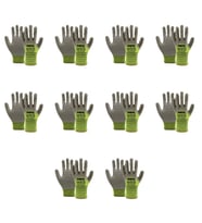 Mafel MF-82/83 Pütürlü Neon Yeşil Lateks İş Güvenlik Eldiven - 10/XL - 10 Çift - Paket