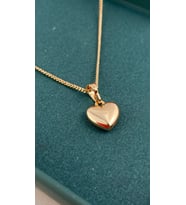 925 Ayar Rose Gold Kalpli Kolye , Kadın Gold Minimal Kalp Kolye, Kalp Zincirli Çelik Kolye , Çelik Burgu Kalp