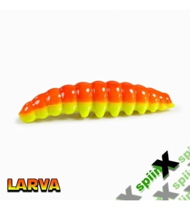 SPIINX LARVA SİLİKON YEM 35MM 14LÜ PEYNİR AROMALI RENK: FIRE TIGER 10