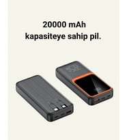 Taşınabilir Şarj Cihazı 20000 Mah 22.5w Hızlı Şarj + Dijital Ekran + Kablo Dahil
