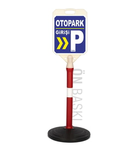 Otopark Girişi  Temalı Başlıklı Duba  Takımı 1 adet