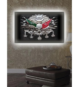 Led Işıklı Osmanlı Amblemi (misafir Odası)
