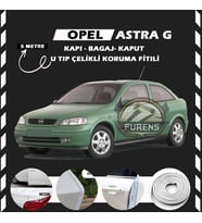 Opel Astra G Oto Araç Kapı Koruma Fitili 5metre Parlak Beyaz Renk