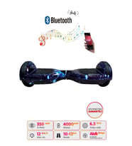 Citymate Elektrikli Kaykay Scooter Hoverboard Bluetooth Hoparlörlü 6.5 Inch Grafiti D12