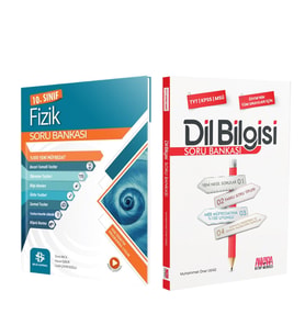 Bilgi Sarmal 10. Sınıf Fizik ve AKM Dil Bilgisi Soru Bankası Seti 2 Kitap