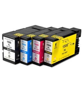 Photo Print® Canon 1500XL Maxify MB2050 4 Renk Muadil Kartuş Seti (Çok Renkli)