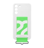 Samsung Galaxy S22+ Kayışlı Silikon Kılıf Beyaz(Samsung Türkiye Garantili)