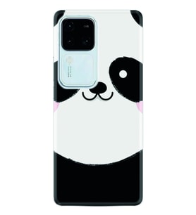 Vivo V30 Kılıf Silikon Desen Özel Seri Sevimli Panda 1794
