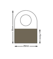 Stand Askı Etiketi, Kutu Askısı 2,5×3,5 cm Rulo (1000 adet – TA250gr) HT351