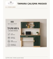 TAMARA KİTAPLIKLI ÇALIŞMA MASASI