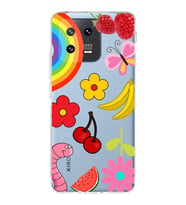 PrintiFy Xiaomi Mi 13 ile Uyumlu Water Color 5  Kamera Korumalı Şeffaf  Kılıf