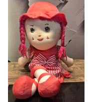 ELİF KIRMIZI BEZ BEBEK 60CM
