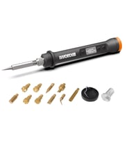 WORX WX744.9 MAKERX 20Volt Profesyonel Dijital Lehim Tabancası + 12 Aksesuar (Akü Dahil Değildir)