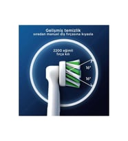 Oral-B Pro Cross Action X-filament Şarjlı Diş Fırçası Yedek Başlığı 2 Adet