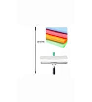 Cam Temizlik Seti Duş-Cam-Pencere-Ayna Cam Sileceği 35 Cm Çekçek Peluş 4'lü Cam Bezi