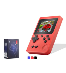 NODAR ND761 Retro Mini Arcade El Oyun Konsolu 400 in 1 Dahili Oyunlu Kırmızı