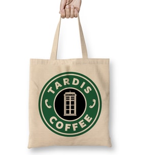 Doctor Who Dr Who Tardis Coffee Bez Çanta Uzun Saplı