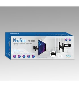 NEXT YE-5506 Hareketli Üç Kollu Kilitli (Siyah)