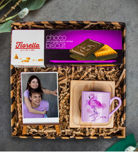 eJOYA Kişiye Özel Türk Kahvesi Fincanı & Choco Biscuit & Kişiye Özel Fotoğraflık 111773