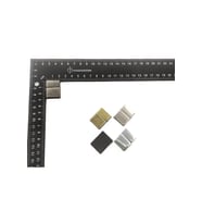 5x20 MM DERİ BİLEKLİK KİLİTİ MIKNATISLI KİLİT (40 ADET) (Füme)