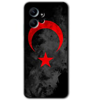 Redmi Note 12 4G Kılıf HD Desen Baskılı Kılıf - Black Ayyıldız