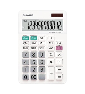 Sharp EL-334W 12 Hane Masaüstü Hesap Makinesi