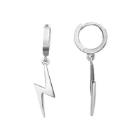 Gümüş Yıldırım Küpe