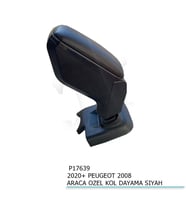 Peugeot 2008 Uyumlu Araca Özel Kol Dayama Siyah 2020+ Parça