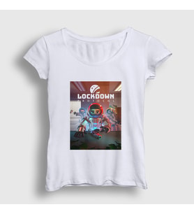 Presmono Kadın Beyaz Oyun Lockdown Protocol T-Shirt 476859tt