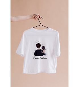 Canım Babam Tasarımlı Tişört Kişiye Özel ( Unisex - Büyük - Çocuk )