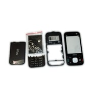 Nokia N85 Kasa Kapak Tuş Takımı N85 Uyumlu Siyah Renk Orta Kasa Ön Kapak Arka Kapak Tuş Takımı
