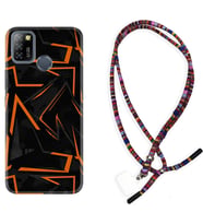 INFINIX Smart 4 5 6 Zero 8 S5 Pro Kılıf Boyun Asklı Rasta Silikon Zigzaglar 1651