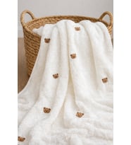 AYICIK NAKIŞLI WELSOFT 90*100 CM BEBEK BATTANİYESİ