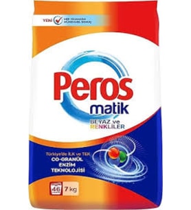 Peros Matik Toz Deterjan Beyaz ve Renkliler 7 Kg - 46 Yıkama