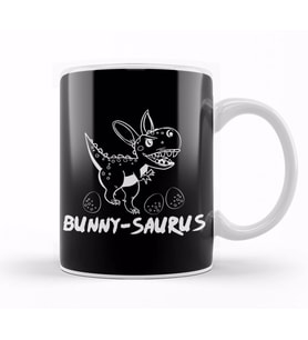 Adorable Bunny aurus Dinosaur Rabbit Bunnysaurus Kupa Bardak Porselen