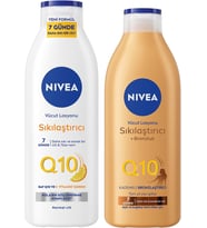 Q10 Sıkılaştırıcı Vücut Losyonu 250Ml Kademeli Bronzlaştırıcı 200Ml, Nemlendirici, C Vitamini